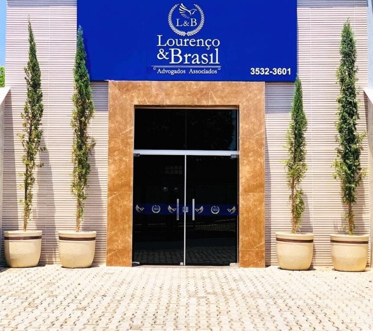 Fachada do escritório Lourenço & Brasil advogados em Senador Canedo